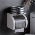 SG Gadget® No Drill Tissue Holder Roll Paper Rack Toilet Tissue Paper Roll Holder With Cover / for Bathroom Kitchen. 