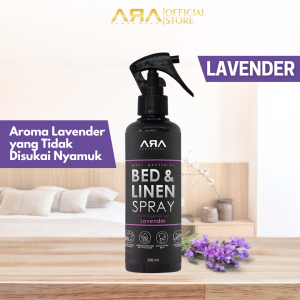 Parfum Pengharum Ruangan BED & Linen Spray Antibacterial Kutu Tungau by ARA