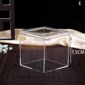 [COD] Yaokeqi Clear Acrylic Square Cube Box With Lids Durable Candy Box Multiple Uses Transparent Case Organizer Container