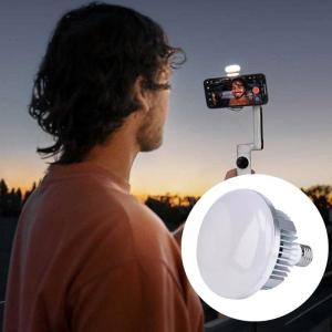 High Brightness 85W 155W LED Light Bulb for Photography Adjustable Color Temperature and Brightness with Remote Control E27