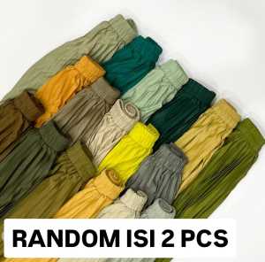 Promo Paket Hemat Isi 5pcs Rok Plisket Dewasa Premium Size Jumbo M-XXL Bawahan Wanita Muslim Terlaris