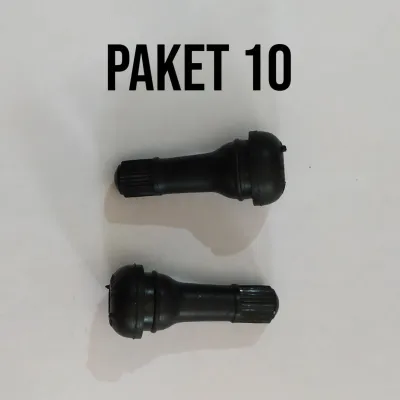 ( PAKET 10 ) PENTIL KARET TUBLESS