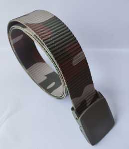 Sabuk Loreng Pria Plastik Nylon Canvas Tactical Variasi Loreng Army Anti Detector