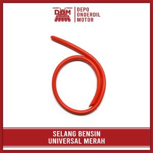 Selang Bensin Warna MERAH (PSP) - Slang Tali Vacum Vacuum Karet Sintetis Minyak Bensin UNIVERSAL
