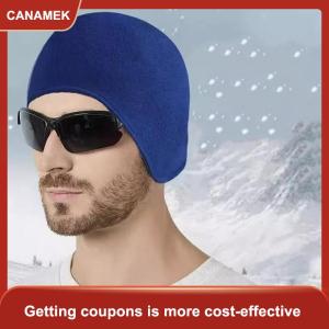 【CANAMEK 】 Winter Double-layer Fleece Hat - Outdoor Cycling Warm Ear Cover Cold Protection Thick Design For Warmth And Wind Resistance