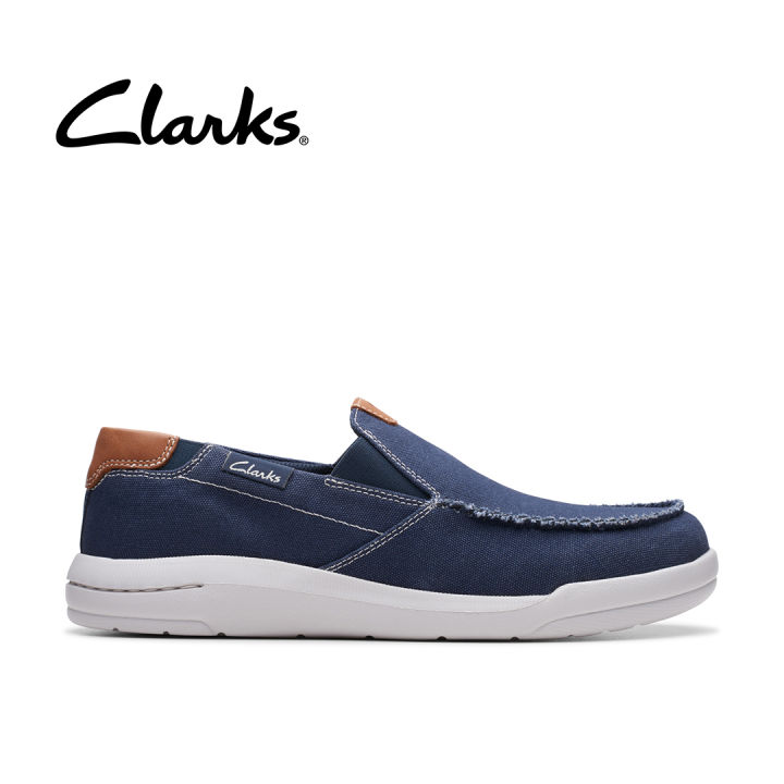 Clarks Men Driftlite Step Slip On shoes Navy Combination Lazada