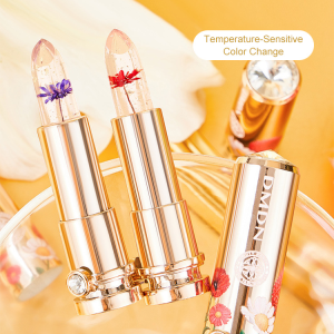 agetet Petal Nourishing Color Changing Crystal Warm Change Lipstick Rare Moisturizing Jelly Lipstick