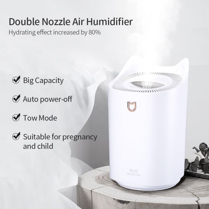 2.3L/3L/3.3L Air Aroma Humidifier Ultrasonic Atomizer Purifier Diffuser ...