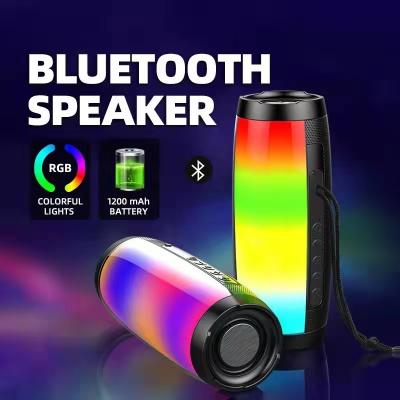 ✅100% Original AMZ 2 Inch ZQS-1202 Multicolor Luminous Portable Bluetooth Wireless Speaker