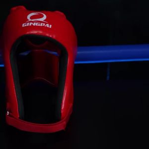 Red Black Blue MMA Helmet Male Female Fighting Muay thai Kick Boxing Training Safety Headgear Sanda Head Gear Protector