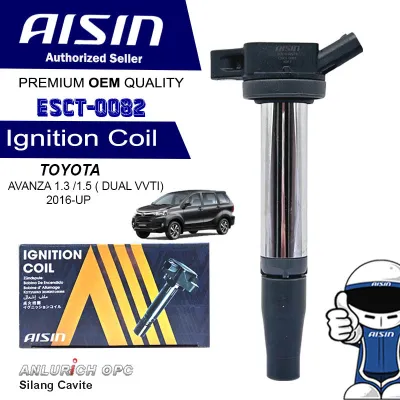 AISIN IGNITION COIL TOYOTA AVANZA 1.3/1.5 ( DUAL VVTI ) 2016-2021 / TOYOTA RUSH 2018-2022 Part no: 90919-02273
