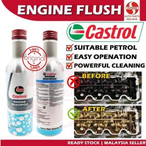 S2U Castrol Engine Flush Car Petrol 300ml Ubat Cuci Enjin Pembilasan Kereta