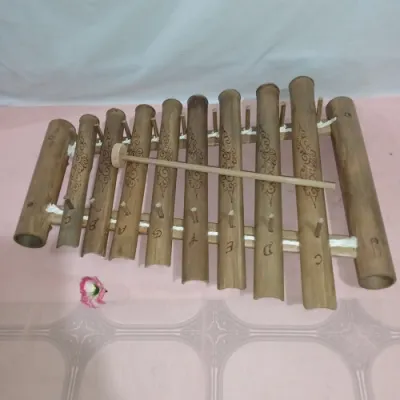 Kolintang Bambu Gambang Bambu Alat Musik Tradisonal 1 Oktaf 8 Nada