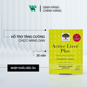 Thực phẩm bảo vệ sức khỏe New Nordic Active Liver Plus [30 viên] - Viên uống hỗ trợ tăng cường chức năng gan