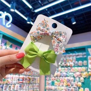 Set 2 Kẹp Tóc Nơ Hàn Quốc Cute Hàng Loại 1 - BEYOU