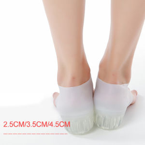 Tất Vớ Lót Gót Chân Tăng Chiều Cao Chất Liệu Silicone Y Tế Miếng Lót Gót Chân Giúp Tăng Chiều Cao Nam Và Nữ