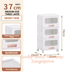 Stackable Storage Drawer Cabinet / Plastic Storage Drawers / Home Organizer Shelf Rack / Transparent Storage Rack