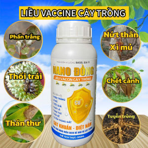 NANO ĐỒNG KHÁNG KHUẨN 500ML MUA 1 TANG 1 BỌ TRĨ. SÁT KHUẨN RỬA VƯỜN TĂNG KHẢ NĂNG MIỄN DỊCH
