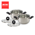 Buy 1 Take 1 Metro Cookwares Sauce Pan with Glass Lid 24cm Stainless Steel PSSC 4780. 