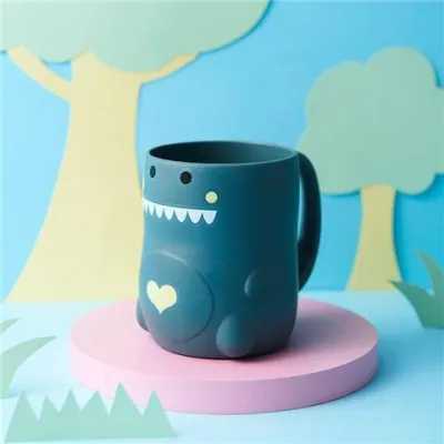 6PCS Kids Cute Cartoon Tableware Set BPA Free Split Grid Lunch Plate Creative Anti-Drop Household Children Plate Bowl Cup Chopsticks Fork And Spoon Combination Set Gift For Baby