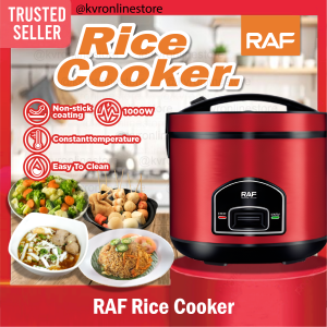 🍚 RAF Rice Cooker 5L R.179 – Fast Cooking Energy Saving Auto Shut-Off Premium Non-Stick Pot 🔥