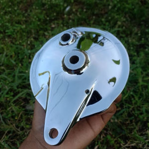 TUTUP KAMPAS TUTUP TROMOL YAMAHA JUPITER FIZR KECIL ORIGINAL CROME