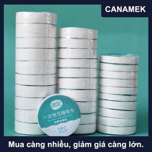 【CANAMEK】 10Pcs Thiết Lập Nén Khăn Du Lịch Nhanh Chóng Làm Khô Khăn Chuyến Đi Dùng Một Lần Khách Sạn Có Thể Giặt Vải Khăn Khăn Khăn Lau Ngoài Trời Du Lịch