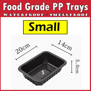 Food Grade PP Trays for Top Seal Machine Tray Sealer Durian Takeaway Food Bowl Plate container