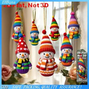 COD 2D màu giáng sinh người tuyết Mặt dây chuyền gỗ phim hoạt hình XMAS cây treo trang trí tự làm nhà năm mới bên bầu không khí trang trí cung cấp