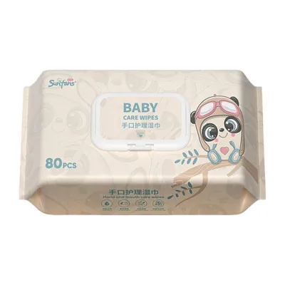 SUNFANS Baby Hand and Mouth Care Wipes For Sensitive Skin (80 PCS)