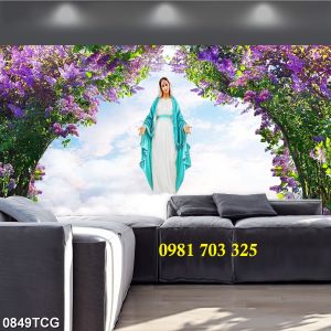 Tranh gạch đẹp 3d công giáo