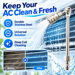 Universal Air Conditioner Wand Nozzle Multi Angle Rotatable Spray Adapter High Pressure Washer Wand AC Coil Cleaning Accessories