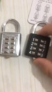 8 Digits Password Code Combination Padlock For Luggage Travel Suitcase Code Keyed Anti-thieft Lock