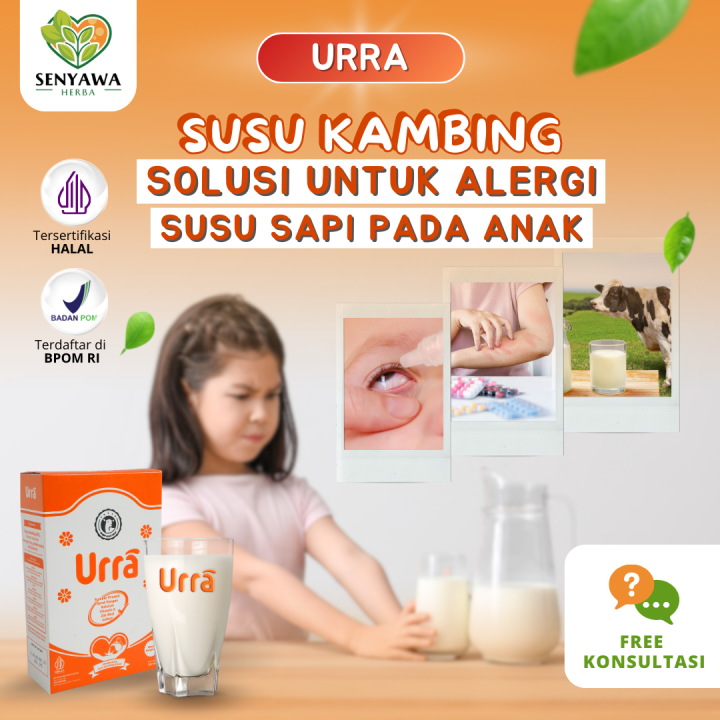 URRA Susu Kambing Solusi Untuk Alergi Susu Sapi Pada Anak 200gr