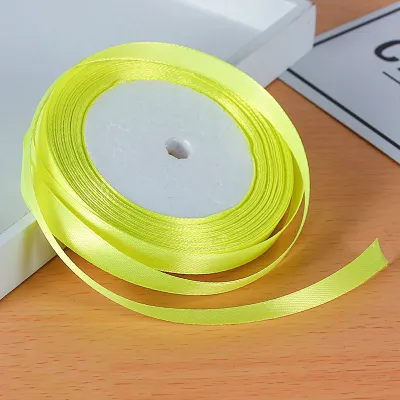 6mm (25 yards/roll) Satin Ribbon Roll Gift Packaging Ribbon Flower Making DIY Holiday Birthday Regal