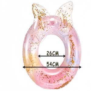 Star Fantasy Butterfly Swimming Circle Sparkling Inflatable Pool Circle Water Toy