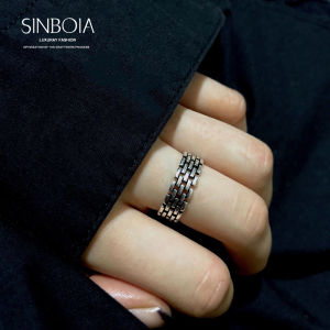 Sinboia Hip hop Style Aesthetic Ring For Men Open Size Adjustable Ring Jewelry For Boys