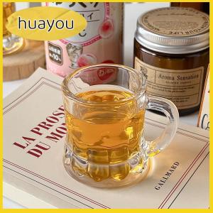 huayou 1 cái 2oz bia cup nhỏ xử lý nhựa Whisky mini cho bên cốc thủy tinh barware nhà bếp ăn uống thanh nhà vườn trang trí