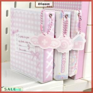 Follow Get New[Bloom Z] พวงกุญแจแผ่นปลาน่ารักสีชมพูม้วนอัลบั้มกระเป๋านักเรียนจี้กระเป๋าคู่น่ารักให้ของขวัญกันและกัน