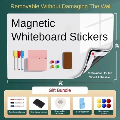 SG Ready Stock Magnetic Whiteboard Sticker Kids Drawing Board Teaching Writing Board