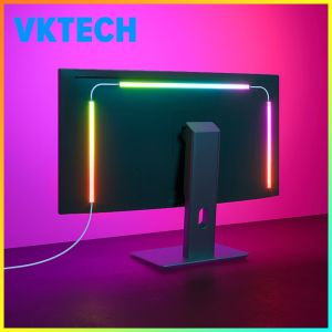 Smart RGB LED Strip Lights for PC Backlighting with Music Sync and Multiple Color Modes
