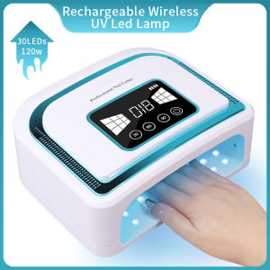 Hengfa Lina Led Lamp For Nails Uv Nail Drying Gel Manicure Cabin Polish Dryer 120W Light Dryers Wireless Cordless Rechargeable