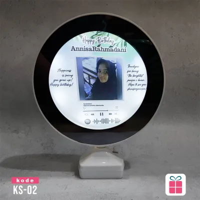 Hadiah Kado Ulang Tahun Wisuda Pernikahan Anniversary Cewek Cowok Cermin Ajaib Lampu