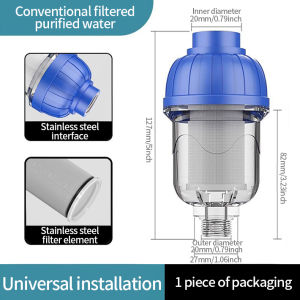 Pre Filter for Shower Water Heater Intelligence Filter PP Cotton High Dens 1/2"Inch PipesHousehold