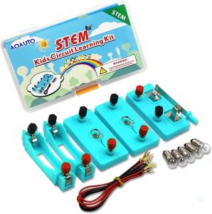 Kids Electricity Circuit Learning KitSTEM Physics Science Electric Lab Experiments Learning Tool for KidsSeries Circuit & Parallel Circuit Learning