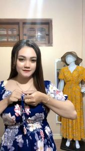 DRESS SABRINA SERUT TALI /DRESS WANITA DEWASA