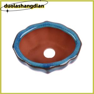 [Duola] กระถางปลูกต้นไม้บอนไซสำหรับตกแต่งบ้านงานประดิษฐ์ทำจากเซรามิกสไตล์จีน