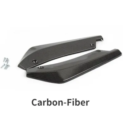 PERODUA ALZA Rear Bumper Lip Diffuser Alza 2022-2026 Wrap Angle Splitters Spoiler Sport Black Carbon