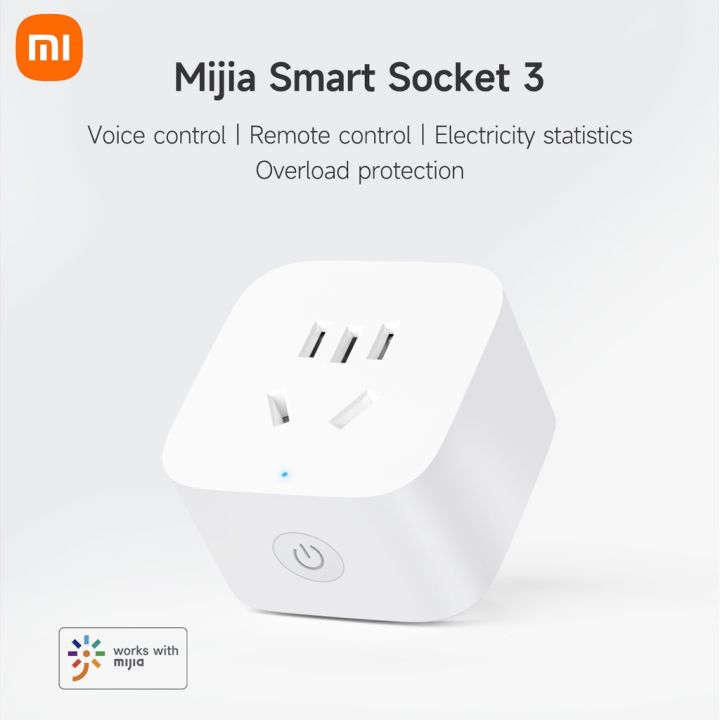 Mi R Socket Xiaomi Mijia Smart WiFi Socket 3 2 ปลั๊ก บลูทูธ เกตเวย์ เวอร์ชั่น รีโมต ...