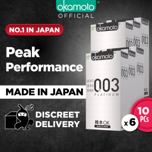 [Bundle of 6] Okamoto 003 Platinum Condoms 10s | Extra Thin
